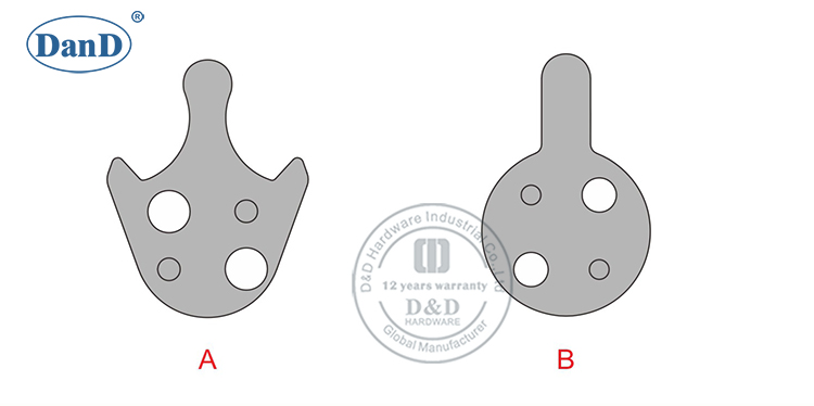 Gewerbliche T&uuml;rzylinder-D und D-Hardware