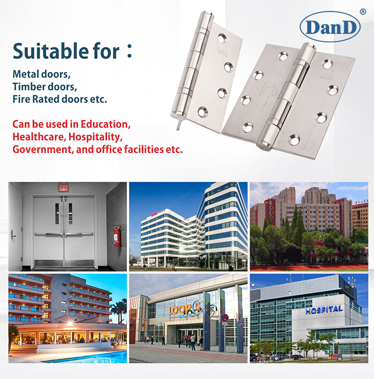 Verschiedene Typen T&uuml;rscharnier-D- und D-Hardware