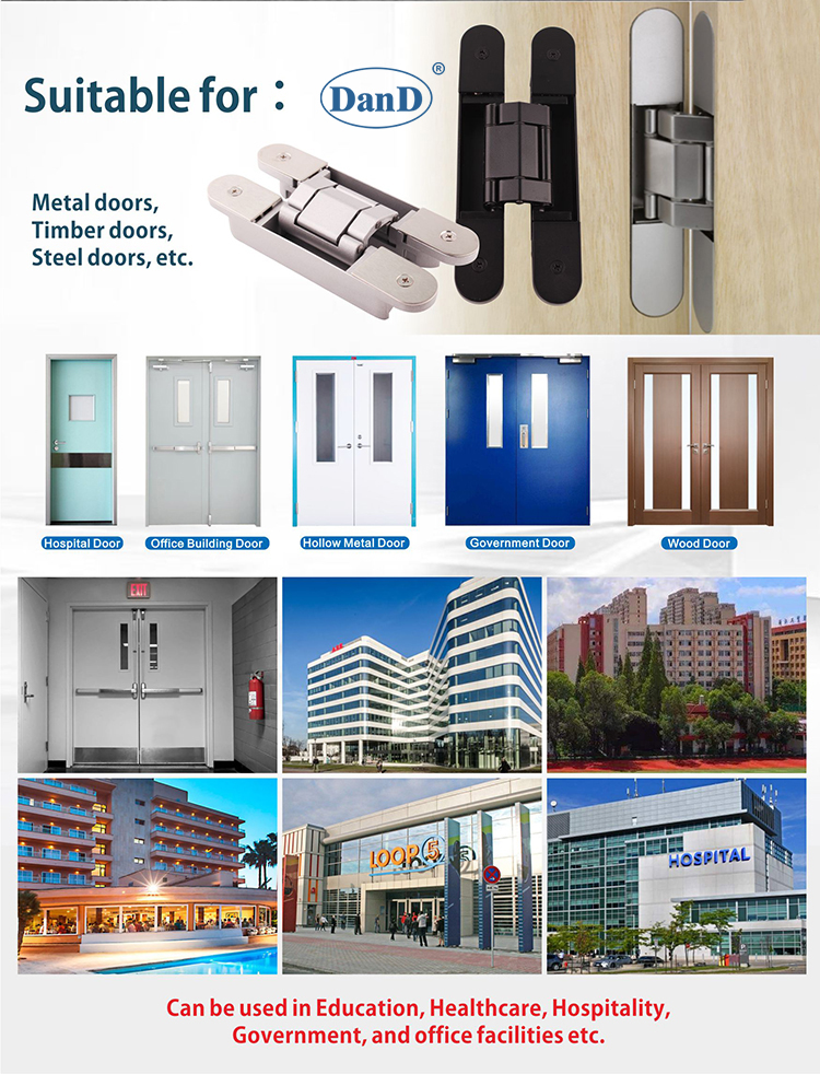 Edelstahl versteckte Scharnier