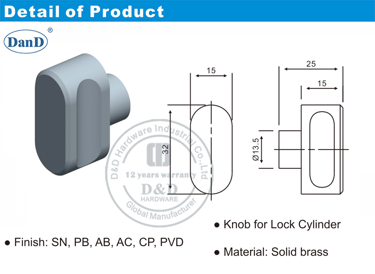 Konb f&uuml;r T&uuml;rzylinder-D und D-Hardware
