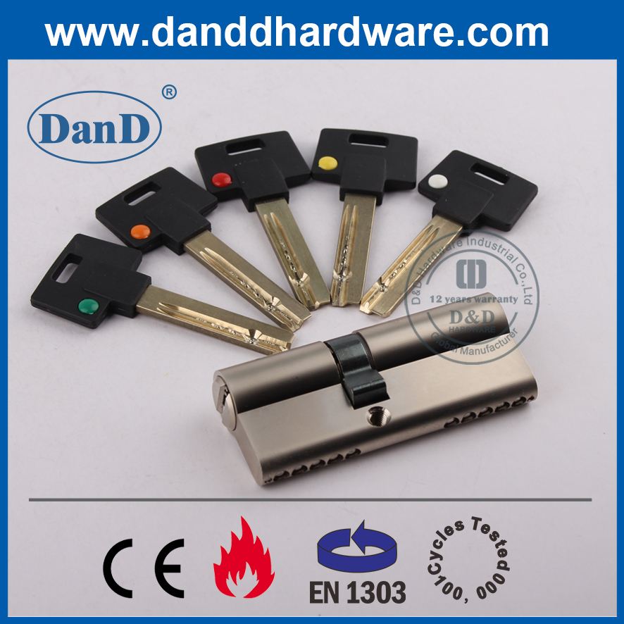 Euro-Messingversetzt Doppelzylinder mit Keys-DDLC012
