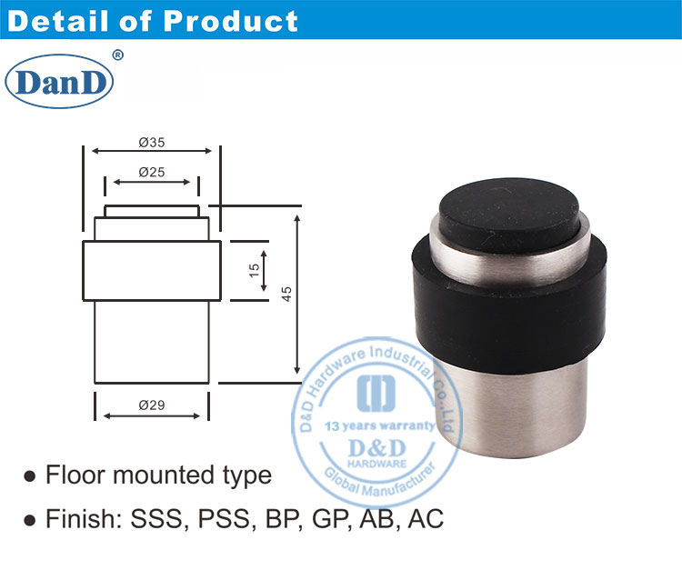 Handels -T&uuml;r -Stopp -Hardware