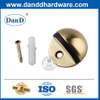 Sicherheit Edelstahl Halbmond Satin Messing Tür Stop-DDDS001