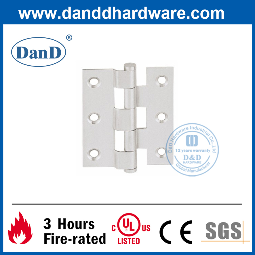 SS316-Quadratmeter und runder Eckkurbelscharnier für einzelne Tür-DDSS036