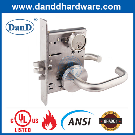 ANSI Grad 1 Edelstahl 304 Mortice Eingangstür Lock-ddal04