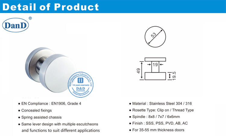 Innent&uuml;rhebelgriff-D und D-Hardware