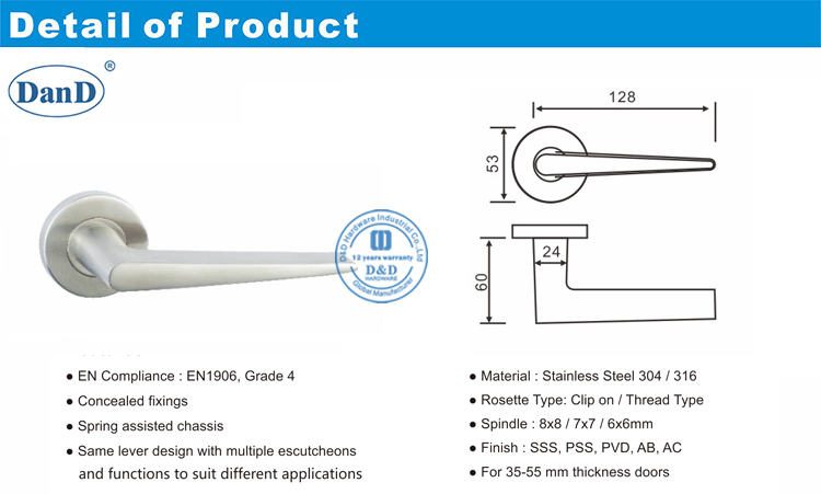 Hebelgriff SET-D und D Hardware