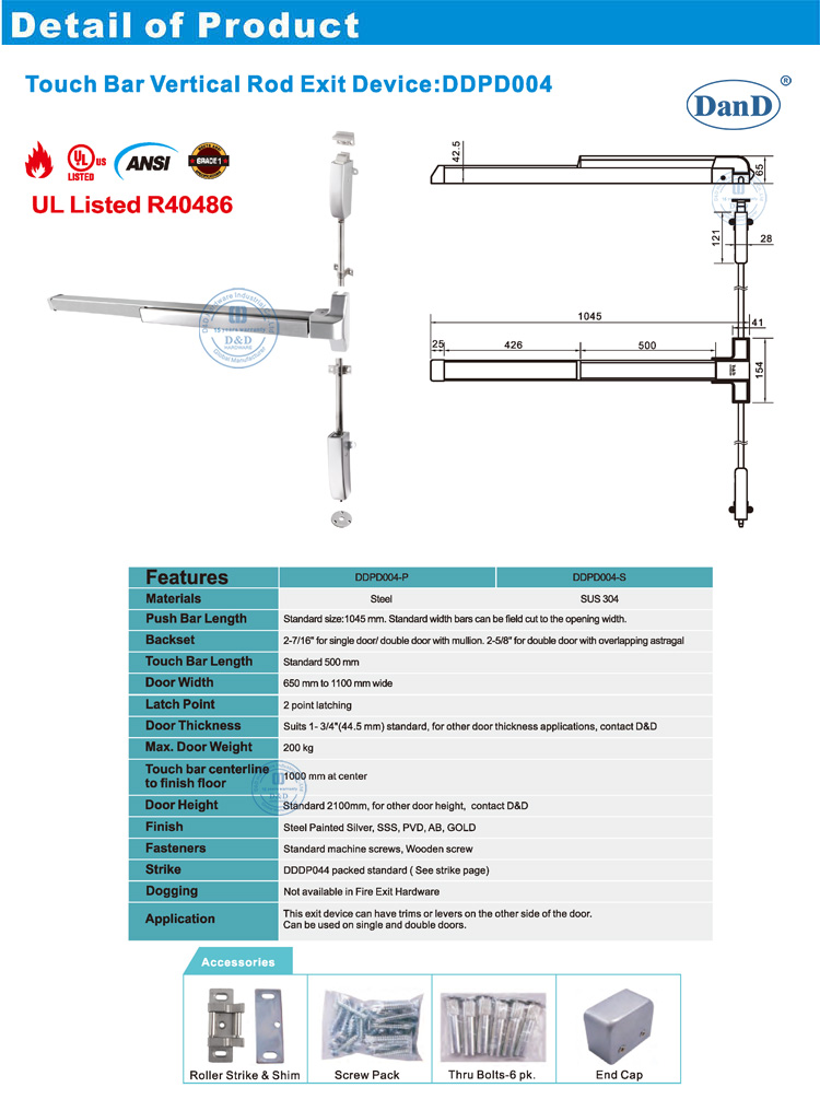 T&uuml;r mit Panikhardware