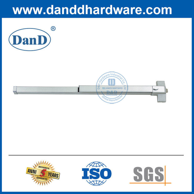 Türen mit Panikstangen Dogging Daumen drehen Edelstahl Panikstangenhardware-DDPD007