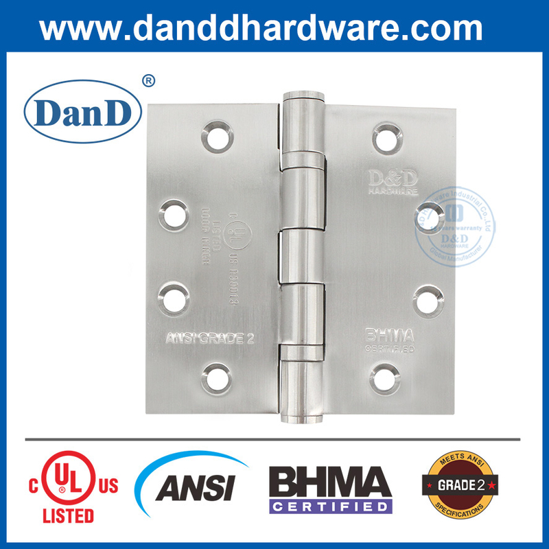 SS316 SS304 ANSI GRADE 2 BHMA FIRE bewertet Innenhöfe-DDSS001-an-2-4.5X4.5X3.4