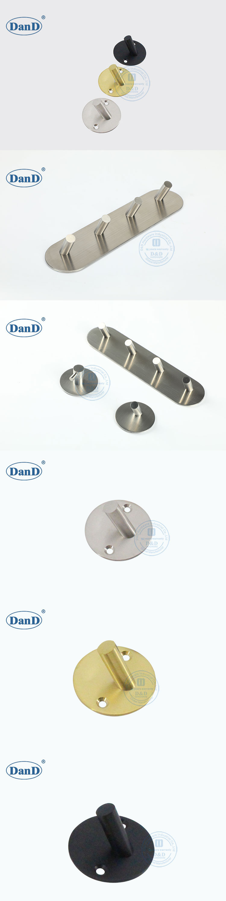 schwarze und goldene Kleiderhaken