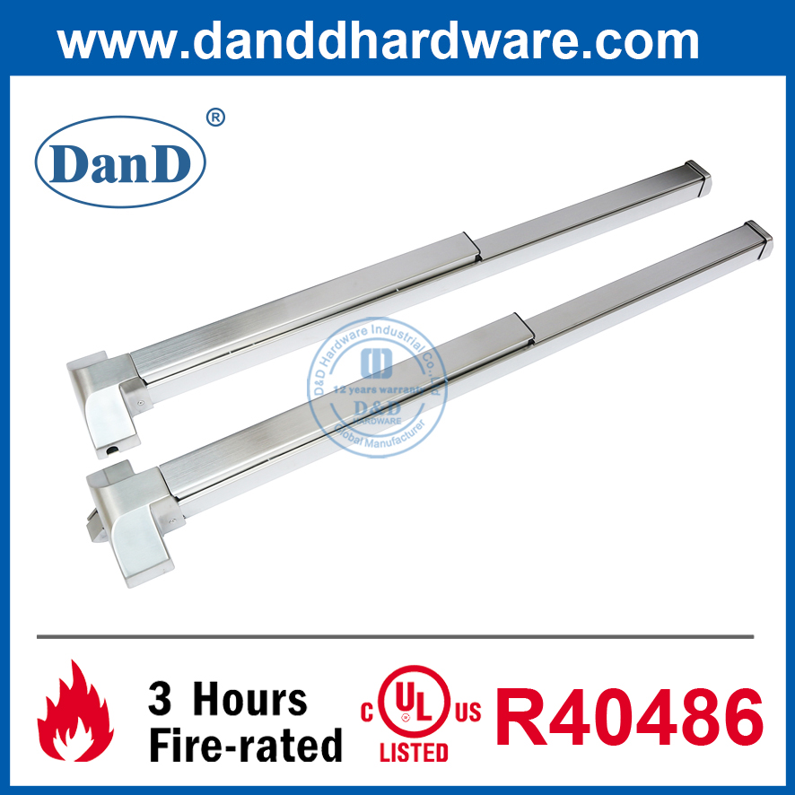 ANSI Grad 1 SS304 Fire Exit Hardware Panic Door BAR-DDPD023