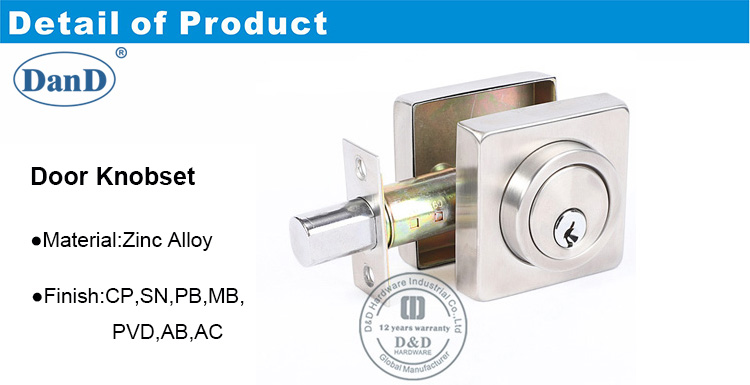 Metallt&uuml;r-Lockset-DDLK021-D und D-Hardware