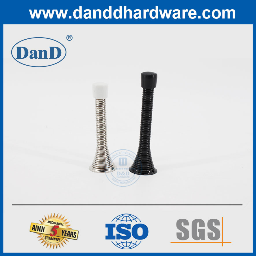 Hotel Türstation Zinklegierung Edelstahl Spring Tür Stopper Wandschutz-DDDS054