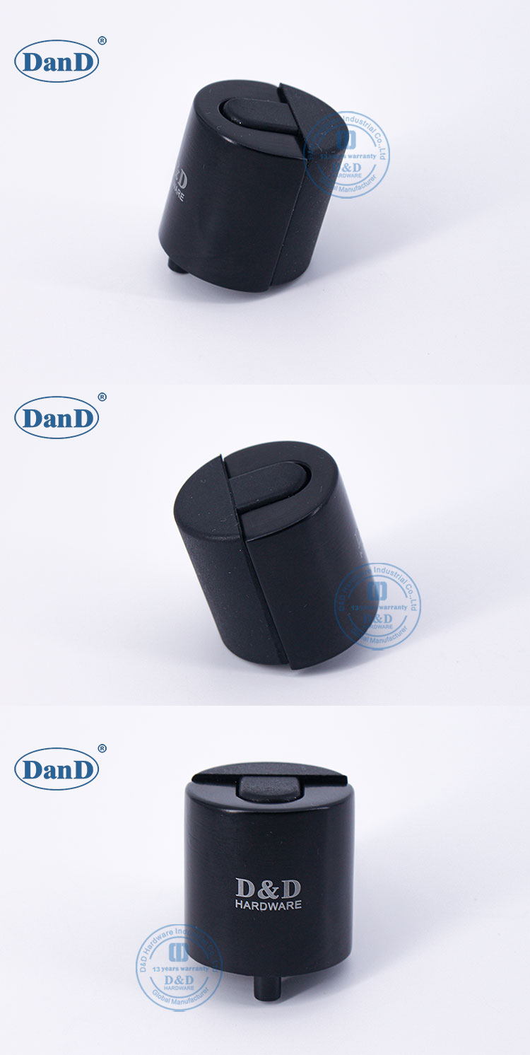 Schwarzer Gummi -T&uuml;rstopp