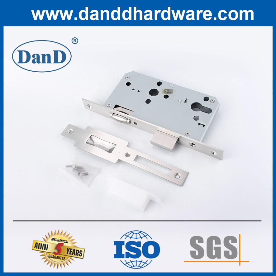 Euro Roller Latch Passage Mortise Metal Türschloss für Apartment-DDML010-6072