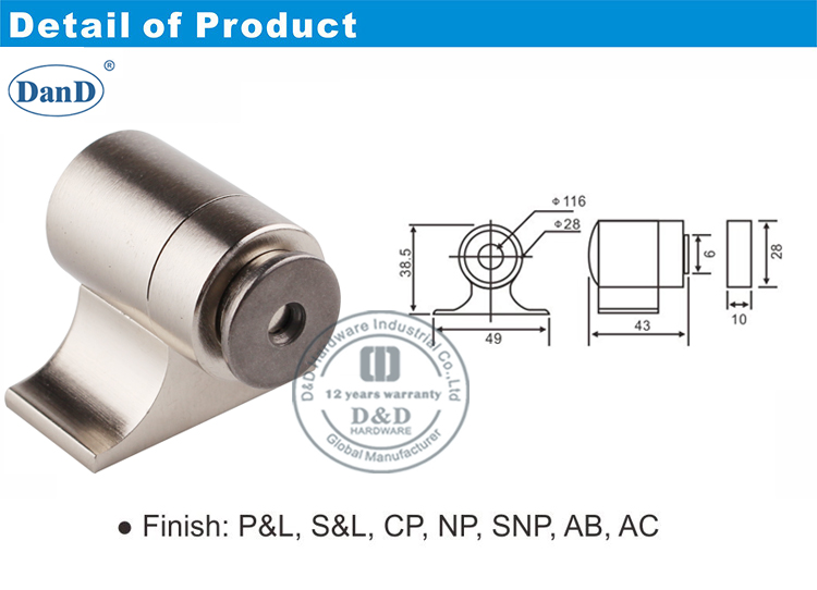 T&uuml;rstopp-D- und D-Hardware im Freien