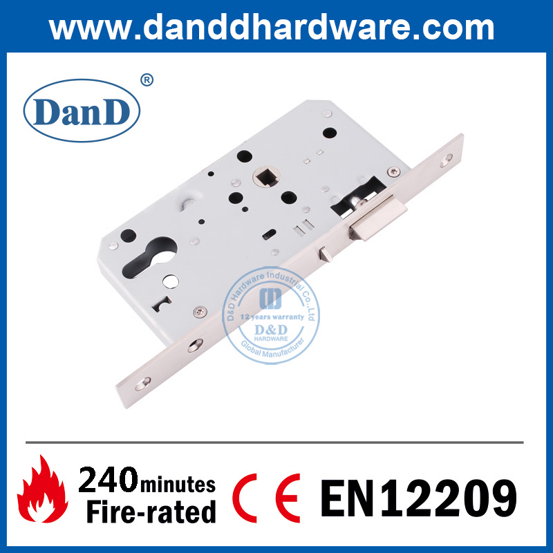 CE markiert Euro SS304 Fire bewertet Night Latch Lock-DDML014