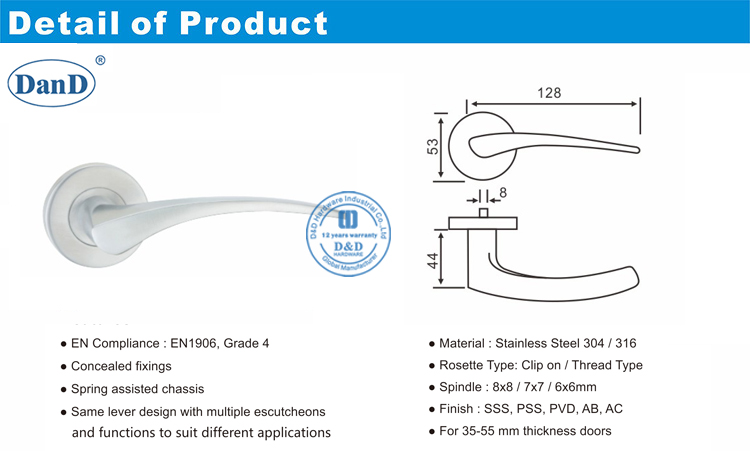 Holzhebel-T&uuml;rgriff-D und D-Hardware