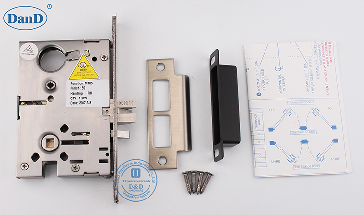 Metall-T&uuml;r-Klassenzimmer-Lock-D- und D-Hardware