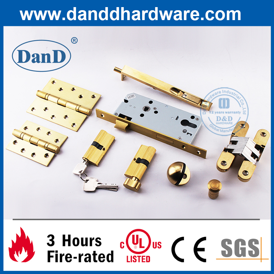 Hochsicherheit Euro Messing Offset Double Open Key Zylinder-DDLC012