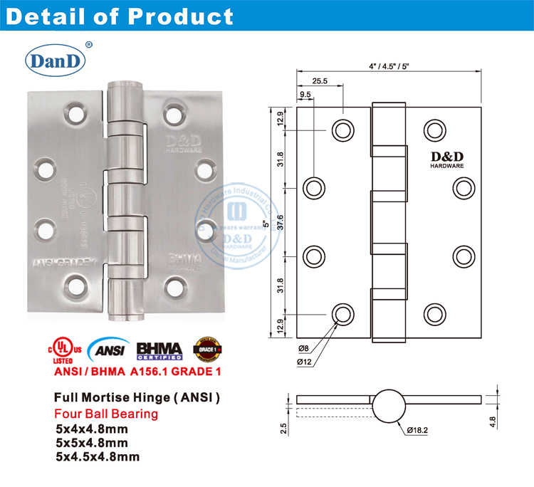 BHMA -T&uuml;rscharnier