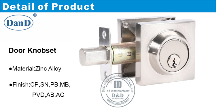 Entry Door Lock-DDLK030-D und D-Hardware