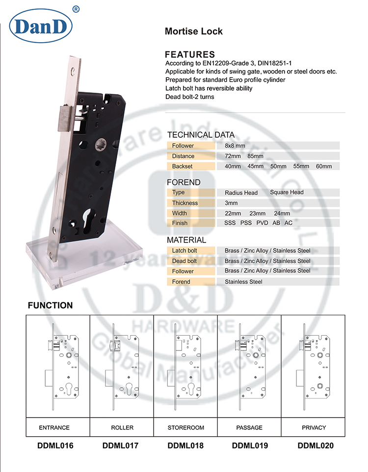 T&uuml;rverriegelungs-D- und D-Hardware-4585