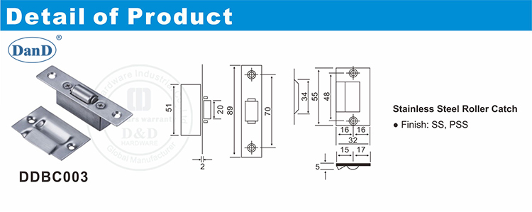 Fr&uuml;hlingsrollen-T&uuml;rfang f&uuml;r interne T&uuml;r-D- und D-Hardware