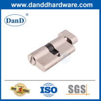 60 mm Satin Nickelschlosszylinder für Badezimmer Waschraum Tür-DDLC007-60 mm-Sn