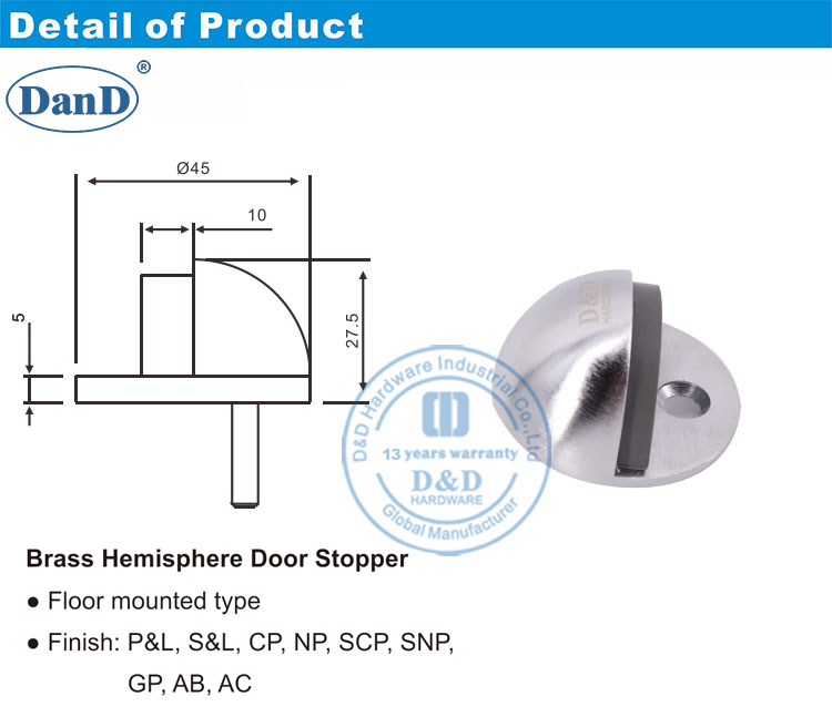 Moderne T&uuml;rstopp
