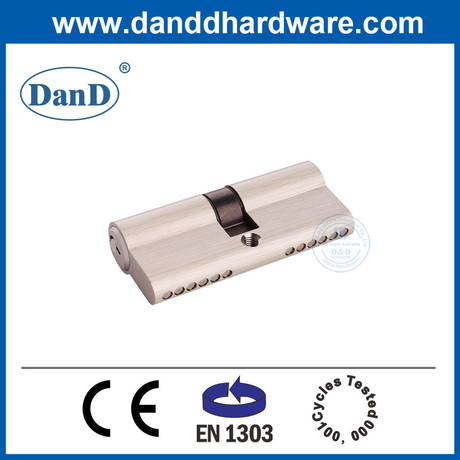 Satin Nickel Master Key System EN1303 Messingschlosszylinder mit Key-DDLC003-70mm-SN