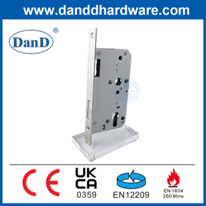 CE-Zertifikat EN12209 Brand bewertet SS304 LaNise Deadbolt Lock für Fire Door-DDML013-6072