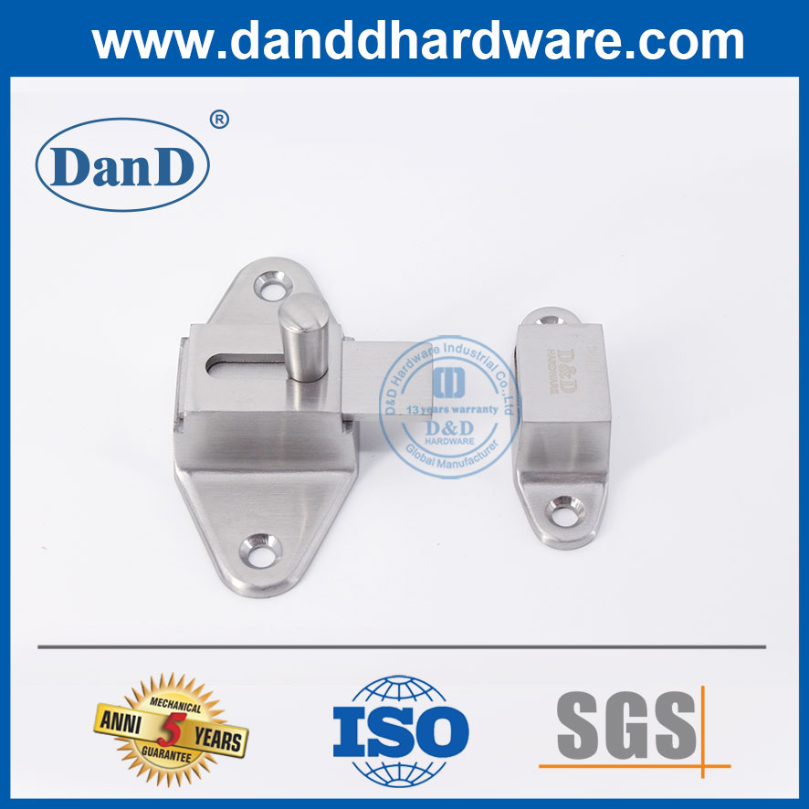 China Hersteller Türschutzverriegelung Edelstahl-Sicherheitstür Bolt-DDG007