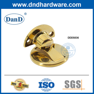 China Polished Messing Gold Edelstahl Magnetisch unsichtbarer Türstopp für Outdoor-Tür-ddds036