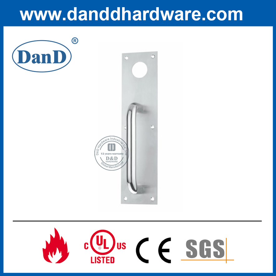 SS304 Nachtlatchplatte Arbeit mit Zylinder für Notausgang Tür-DDPD011