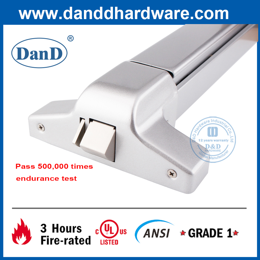 UL ANSI Edelstahl-Feuerausgang Hardware Panic Exit Device-DDPD005