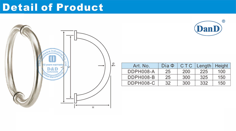 Hardware-Handles-D &nbsp; und <BRBR> d &nbsp; Hardware