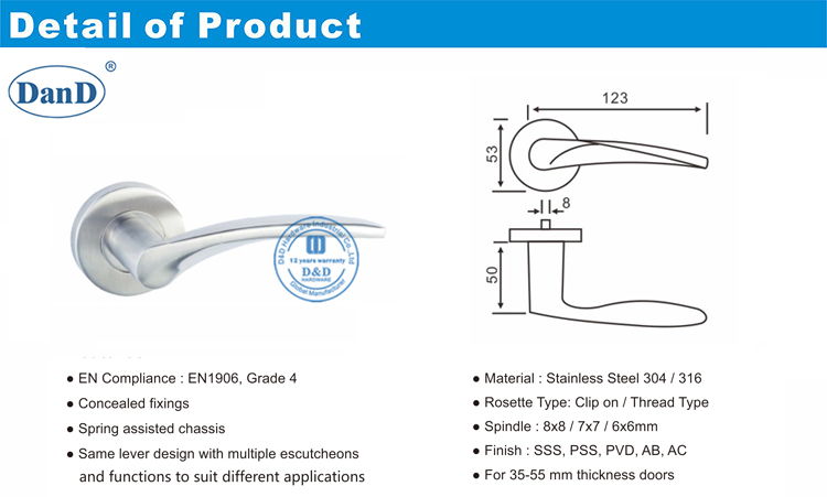 Innent&uuml;rhebelgriff-D und D-Hardware