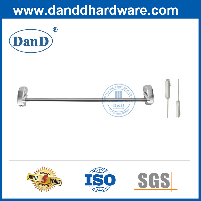 Push-Stange-Lock-Kreuz-Panik-Ausgangsgerät Stahl Panik-Stangen-Tür-Hardware-DDPD022
