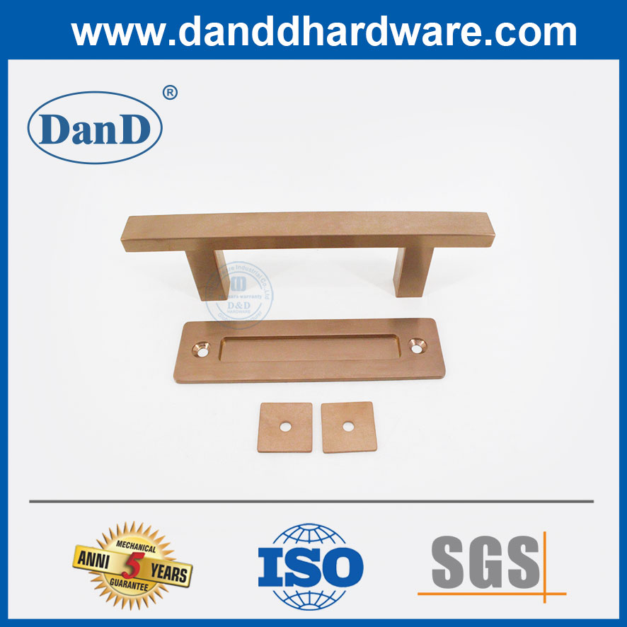 Edelstahl Roségold Schiebetür Ziehgriffe Hardware für Scheunentür-ddbd103