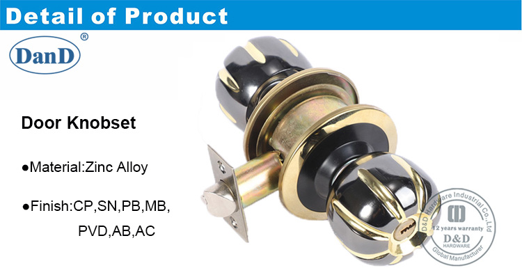 T&uuml;rgriff Tubular Lock-DDLK058-D und D Hardware