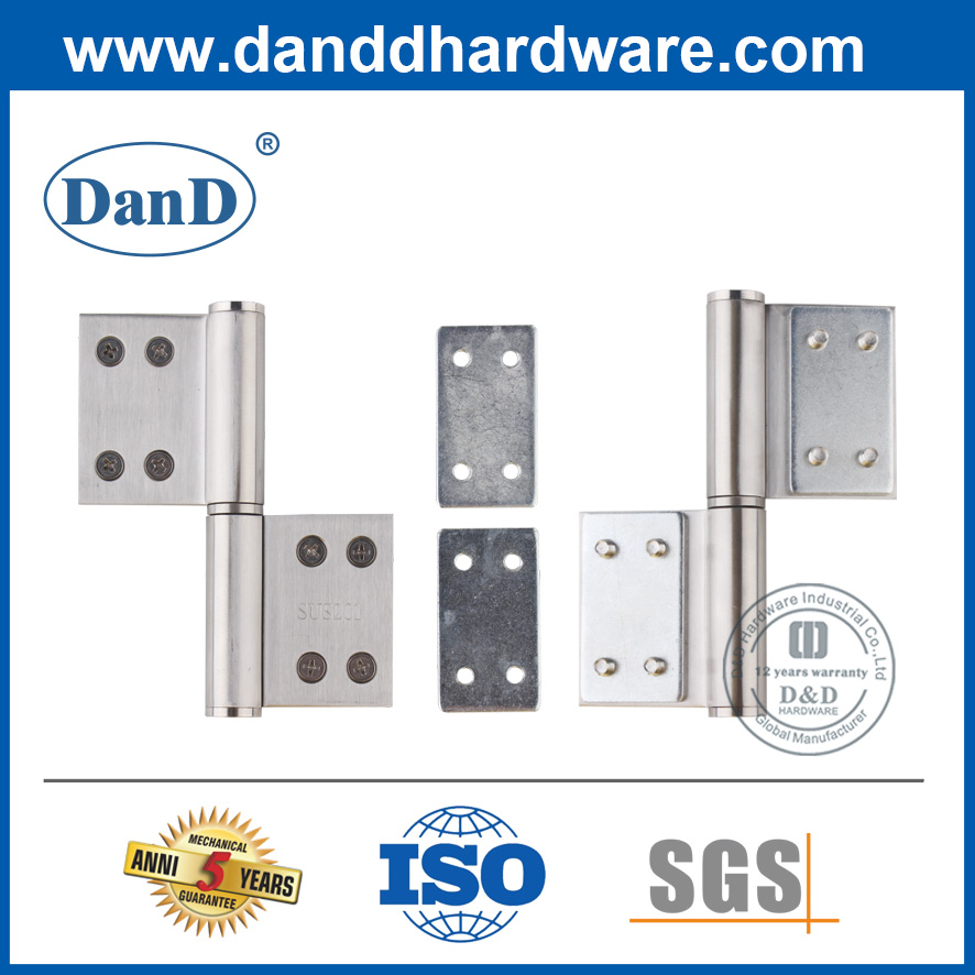 Stahlscharnierverstärkungsplatte für schwere Türen-DDHR001