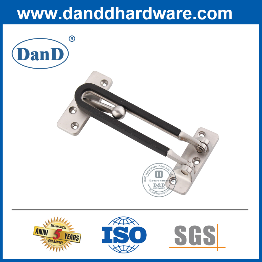 Zink-Legierung High Security Silber Swing Door Guard-DDG009
