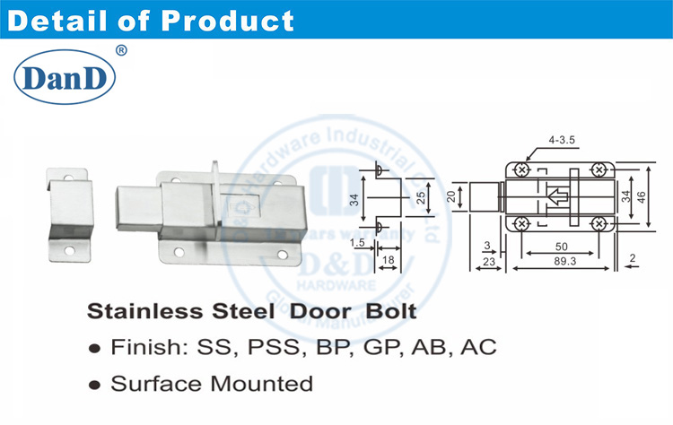 Sp&uuml;lschrauben f&uuml;r zur&uuml;ckgespannte Doppel-T&uuml;ren-D- und D-Hardware