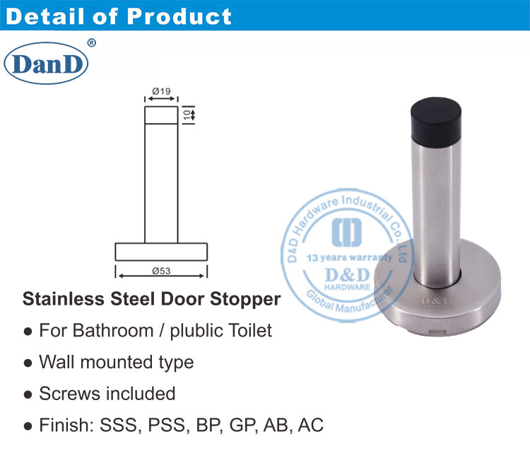 Metall -T&uuml;rstopper