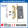 UL CE Certificate Fire bewertet Satin Messinggebäude Hardware für Holztor-DDDH003