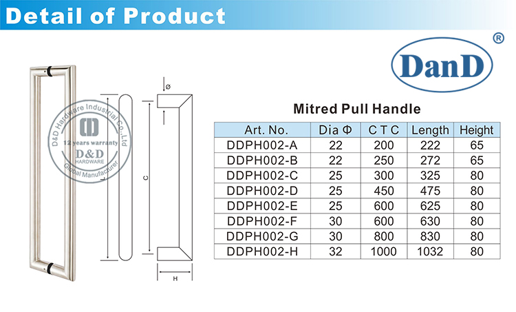 Haust&uuml;r Pull Griff-D &nbsp; und <brbr> d &nbsp; Hardware
