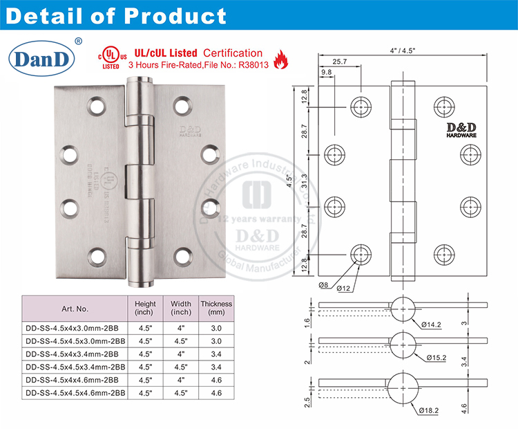 Handels -T&uuml;rscharnier