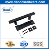 Scheunentür Flush Griff quadratischer Röhrchen Edelstahl Schwarzer Scheunentürgriff-DDBD103